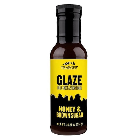 Barbeque Glaze, Brown Sugar, Honey Flavor, 12 Oz Bottle